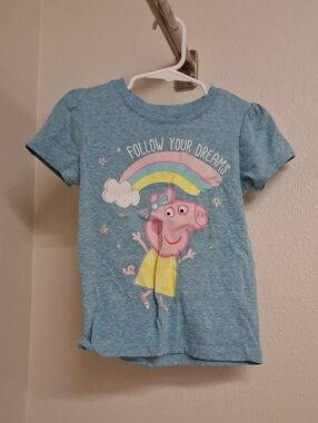 Peppa Pig Blue Short Sleeve Tee